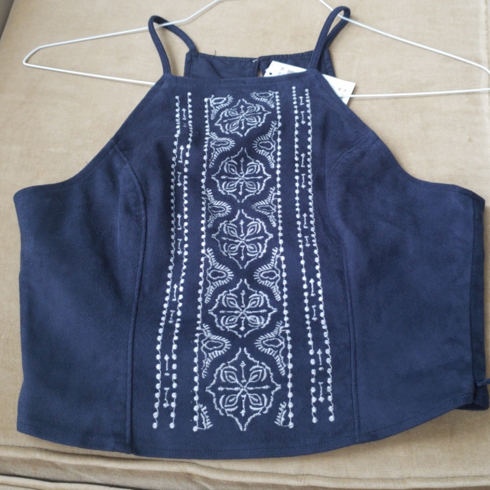 Suede Abercrombie & Fitch crop top - Picture 5 of 5